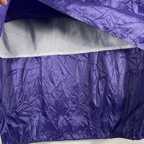 🏈Vintage TCU Horned Frogs Football Pullover SS Nylon Pullover Windbreaker Jacke - Picture 10 of 13